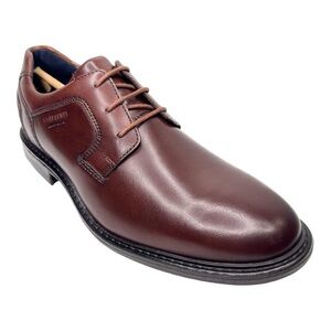 Josef Seibel Men’s Earl Cognac Arezzo Leather Oxford Lace Up Dress Shoe